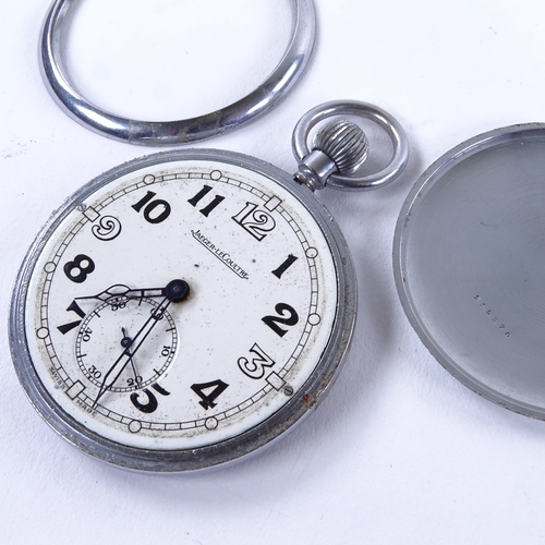 1008 - JAEGER LECOULTRE - a Second World War Period nickel-cased Military issue RAF Observer's open-face to... 