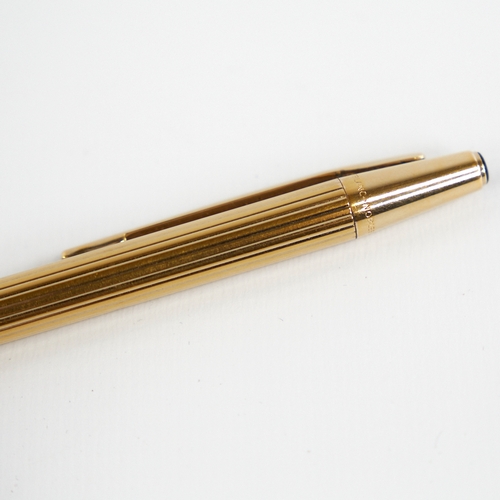 305 - MONT BLANC NOBLESSE - 20k gold plated ballpoint pen, 1970s