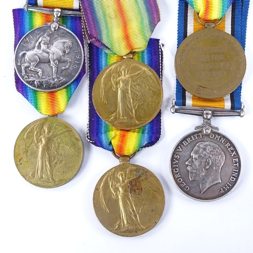 274 - 6 various First World War medals, various Regiments