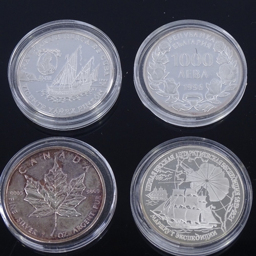 276 - 4 silver proof coins