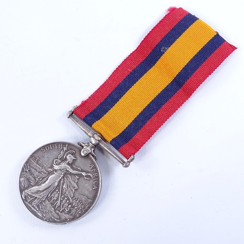 280 - A Queen's South Africa medal awarded to 8340 Pte W Rolfe Manchester Regiment, ghost dates