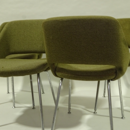 2065 - EERO SAARINEN FOR KNOLL, set of 4 No 72 chairs, H75cm W80cm.