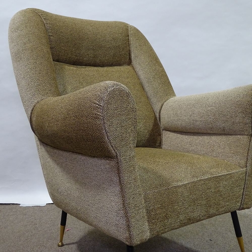 2144 - GIGI RADICE FOR MINOTTI, ITALY, mid-century lounge chair, height 98cm, width 80cm.