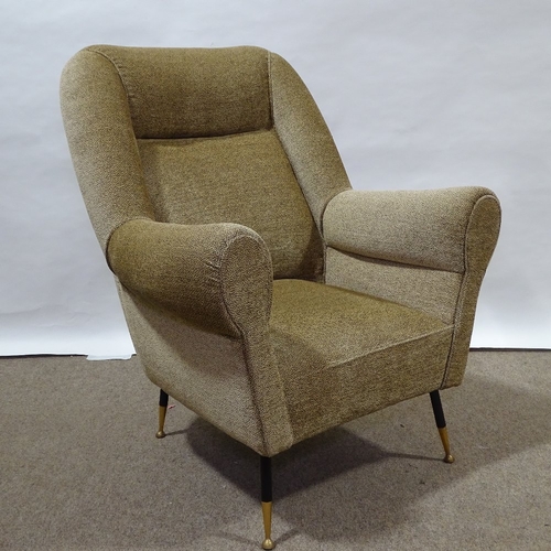 2144 - GIGI RADICE FOR MINOTTI, ITALY, mid-century lounge chair, height 98cm, width 80cm.