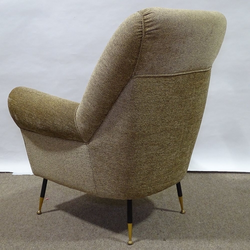 2144 - GIGI RADICE FOR MINOTTI, ITALY, mid-century lounge chair, height 98cm, width 80cm.