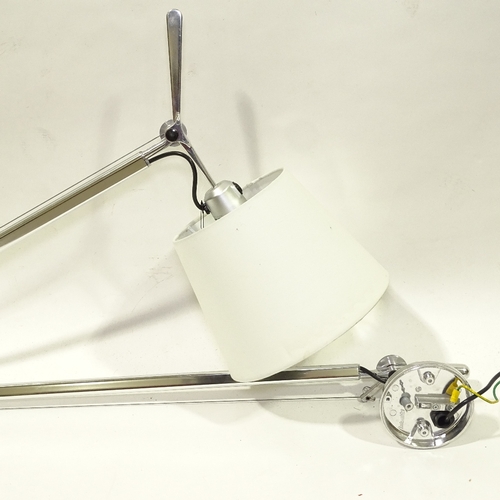 2083 - MICHELE DE LUCCHI & GIANCARLO FASSINA, FOR ARTEMIDE, a Tolomeo Mega wall lamp, folded length approx ... 