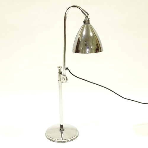 2136 - DUDLEY BEST (1892-1984) FOR BEST & LLOYD, BRITISH, designed in the 1930s' Bestlite BL1 chromed table... 