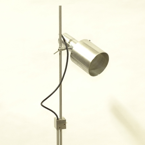 2149 - PETER NELSON FOR ARCHITECTURAL LIGHTING Ltd, BRITISH, a 1960s' designed aluminium floor lamp, height... 