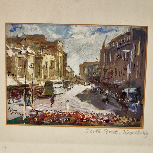 2766 - John Emms, watercolour South Street Worthing, 4.5