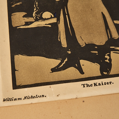 2776 - William Nicholson, lithograph, the Kaiser, published 1899, image 12.5