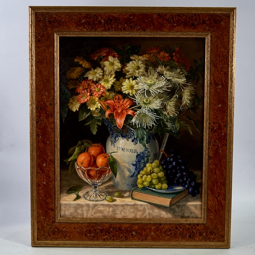 2796 - Dianne Branscombe (act. 1986 - 1997), oil on board, still life, signed, 20