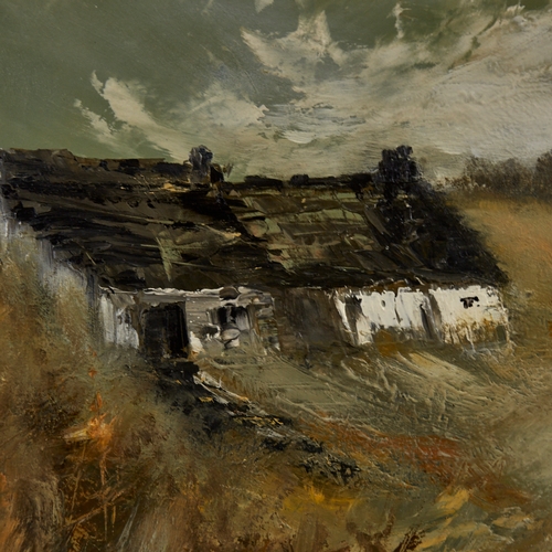 2798 - George Spence, oil on board, old farmhouse Perthshire, signed, 27