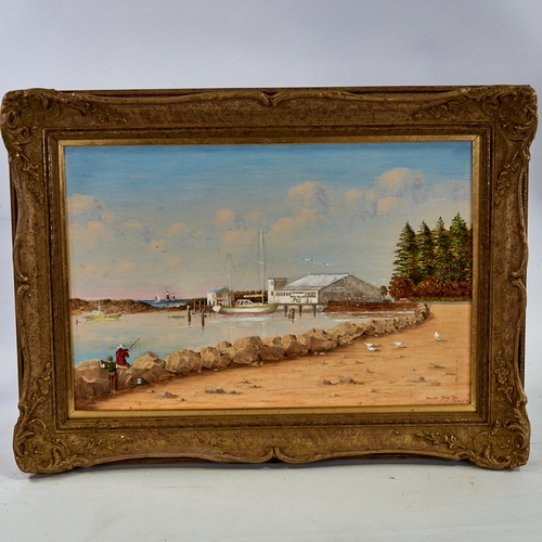 2804 - Harold Day, oil on board, Perth Western Australia, signed and dated 1980, 12