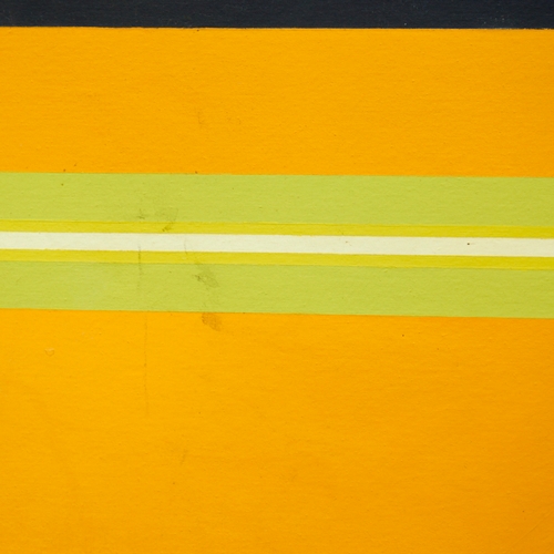 2172 - DOUGLAS EARLE, BRITISH, large oil on canvas, laid on board, geometric pattern, signed verso, 102cm x... 