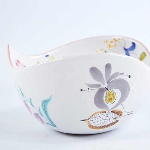 2173 - STIG LINDBERG FOR GUSTAVSBERG, SWEDEN, designed 1960s', small salad bowl hand painted 