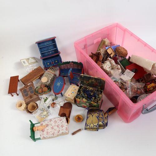 74 - A large quantity of various doll's house furniture (boxful)