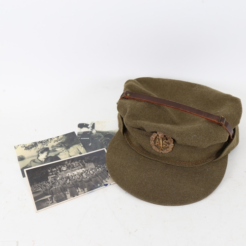 99 - A Second World War Period Women's Auxiliary Territorial Service (ATS) Service Dress (SD) cap with or... 