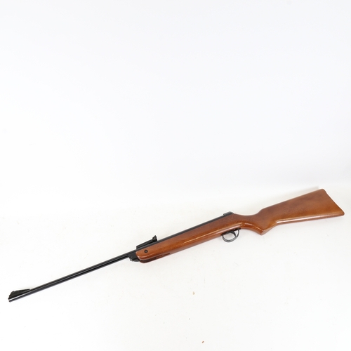 225 - A BSA Meteor .177 calibre air rifle, break-barrel action, overall length 105cm