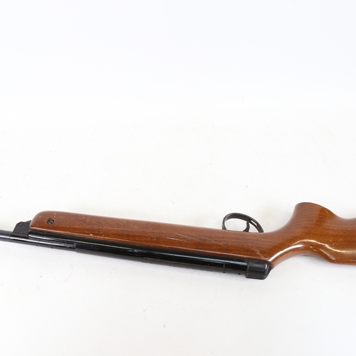 227 - A BSA Meteor air rifle, break-barrel action, serial no. TH36551, overall length 105cm