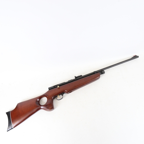 229 - An SMK TH78D Thumbhole Deluxe .22 air rifle, bolt action, overall length 101cm