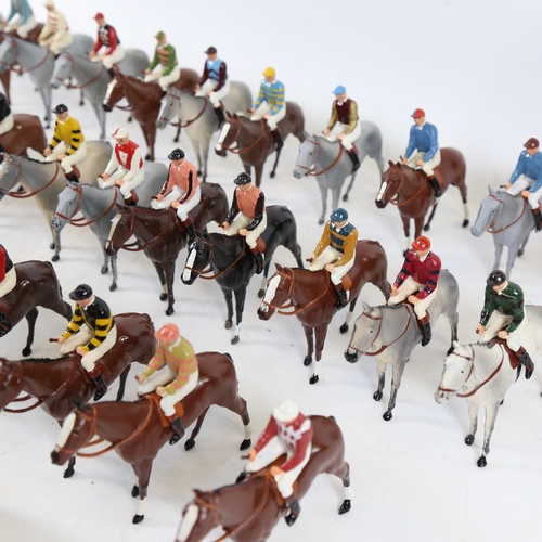 282 - A Vintage full set of the Complete Range of Britains Racing Colours of Famous Owners lead jockey and... 