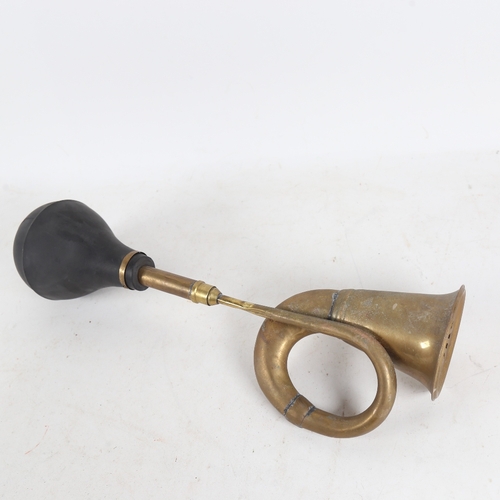 298 - A Vintage car horn, length 40cm