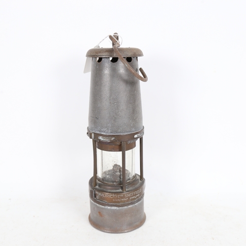 341 - A miner's lamp by The Wolf Safety Lamp Co (WM Maurice) Ltd Sheffield