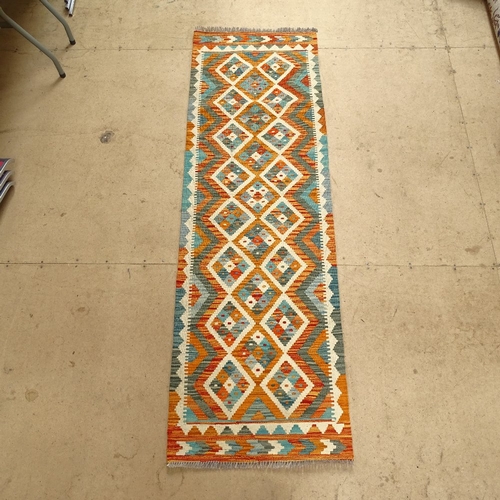 2224 - A Choli Kilim runner, 205cm x 62cm