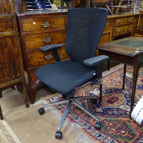 1921 - A Techo Sidiz T50 office chair, fully adjustable, with maker's marks