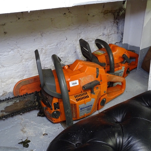 1998 - A Husqvarna 365 petrol chainsaw, and a Husqvarna 353 petrol chainsaw