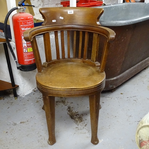 2006 - An early 20th century bow-arm desk chair