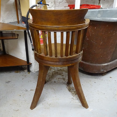 2006 - An early 20th century bow-arm desk chair