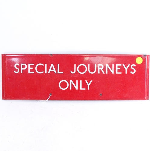 159 - A red enamel sign 