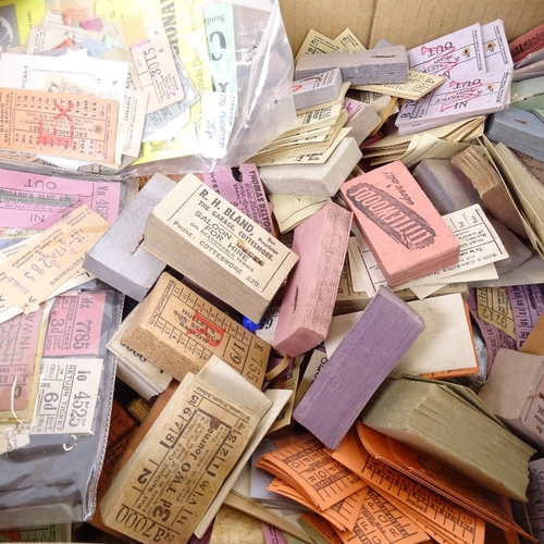 172 - A large quantity of various vintage bus tickets