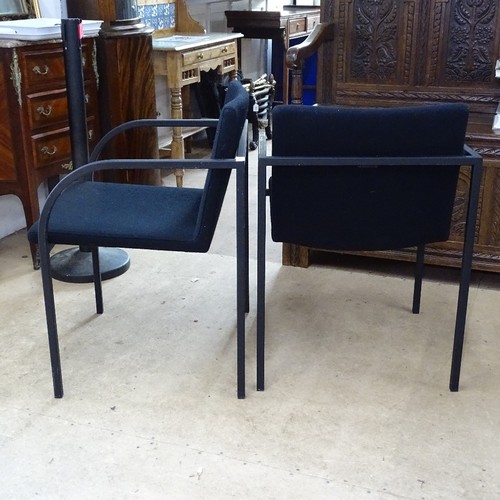 1942 - A set of 4 Pastoe Shiro Kuramata armchairs, circa 1990, 1 with maker's label