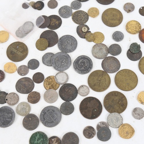 284 - Various coins, tokens, replica coins etc (boxful)