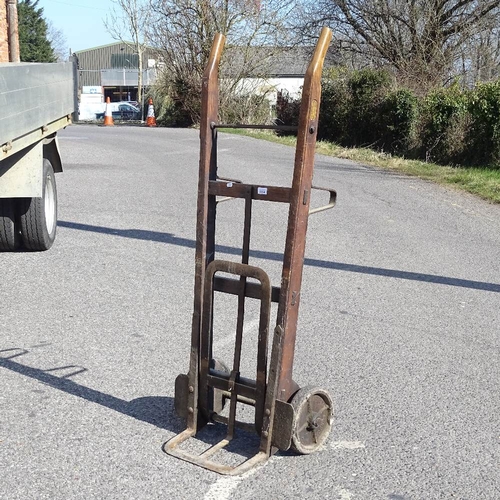 2234 - A vintage Slingsby sack truck, with label