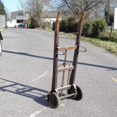 2234 - A vintage Slingsby sack truck, with label