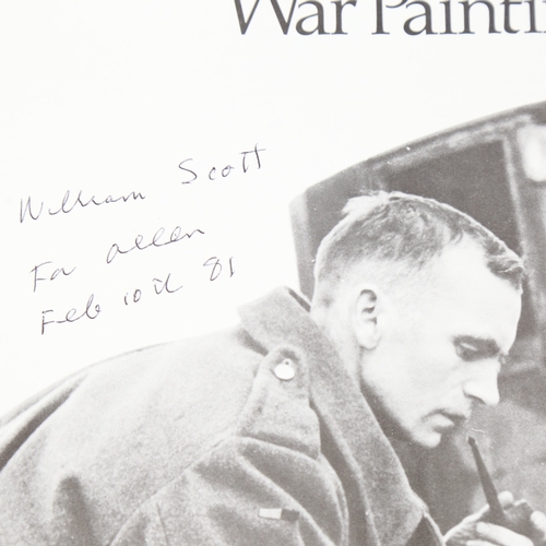 92 - William Scott (1913 - 1989), Exhibition poster for war paintings, signed by the artist and dated 198... 