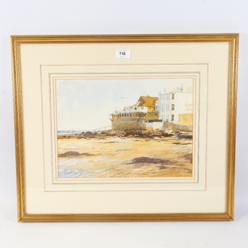 116 - Granville Cottingham RSMA RBA (1943 - 2007), watercolour, Seaview Yacht Club, Isle of Wight. signed,... 