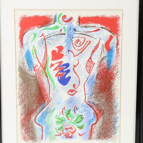 135 - Andre Masson and Wilfredo Lam, 2 original lithographs for XXe Siecle 1972 and 1974, largest 12.5