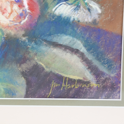 192 - Jim Harbison (born 1976), coloured pastels, anniversary bouquet, signed, 11