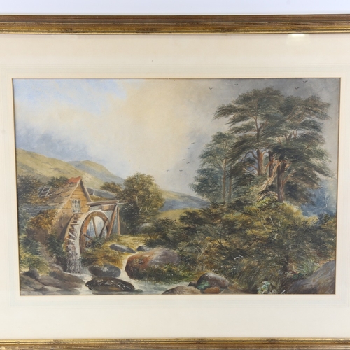 204 - 3 various 19th century watercolours, rural scenes, all unsigned, framed (3)