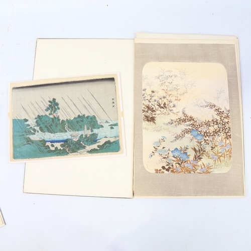 242 - Folder of 19th century Japanese prints