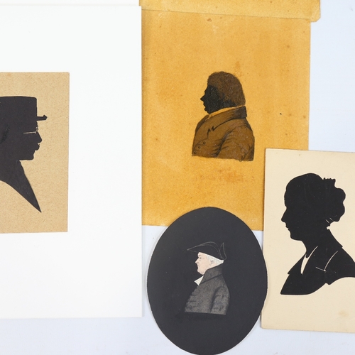 248 - Collection of 19th and early 20th century silhouettes