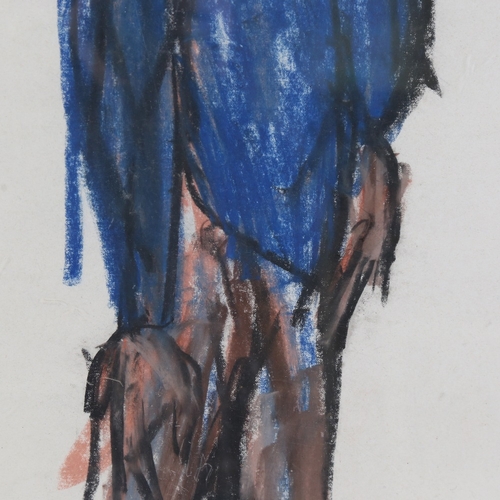 335 - Dennis Creffield, coloured pastels, figure study, signed and dated 1981 verso, 33