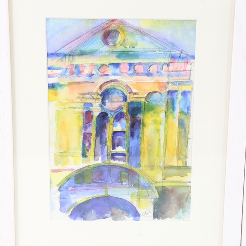 351 - Maureen Connett, watercolour, Opus Theatre Hastings, 10