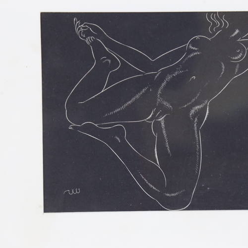 353 - Eric Gill, engraving, reclining nude, 5