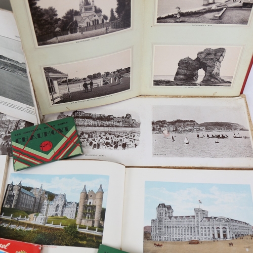 139 - A group of various Vintage photographic views books, including Hastings and St Leonards, Isle of Wig... 