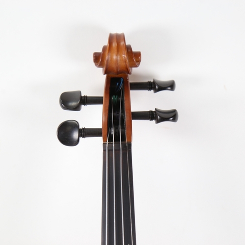 150 - A brand new modern German Sandner full size violin and bow, in original case, RRP £400